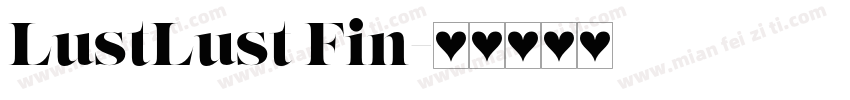 LustLust Fin字体转换